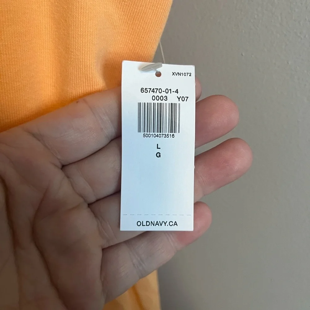 Brand new with tags Fit & Flare Combination Midi Cami Dress  Women-orange large - Picture 2 of 4